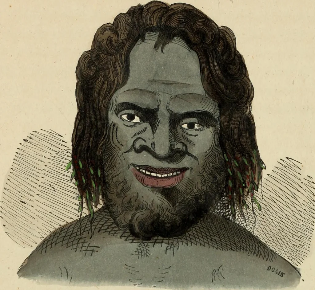 An illustration from Usi e costumi sociali, politici e religiosi di tutti i popoli del mondo : da documenti autentici e dai viaggi migliori e più recenti, 1844, leaf 473