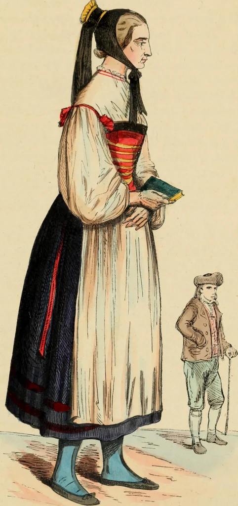 An illustration from Usi e costumi sociali, politici e religiosi di tutti i popoli del mondo : da documenti autentici e dai viaggi migliori e più recenti, 1844, leaf 250
