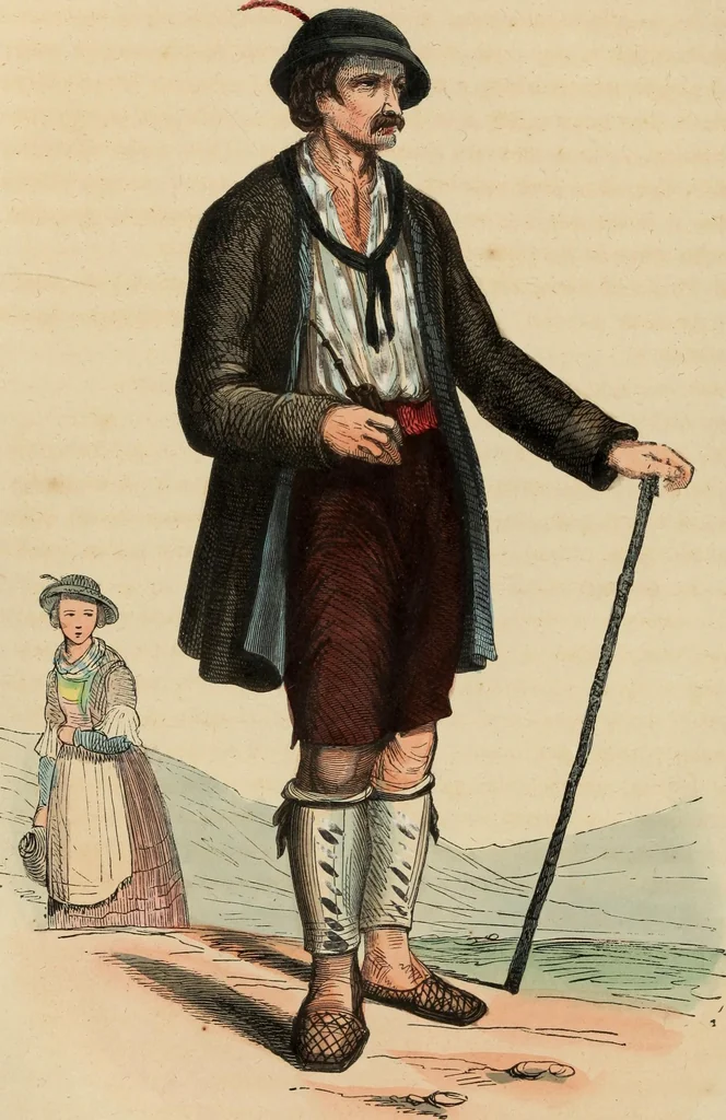 An illustration from Usi e costumi sociali, politici e religiosi di tutti i popoli del mondo : da documenti autentici e dai viaggi migliori e più recenti, 1844, leaf 305