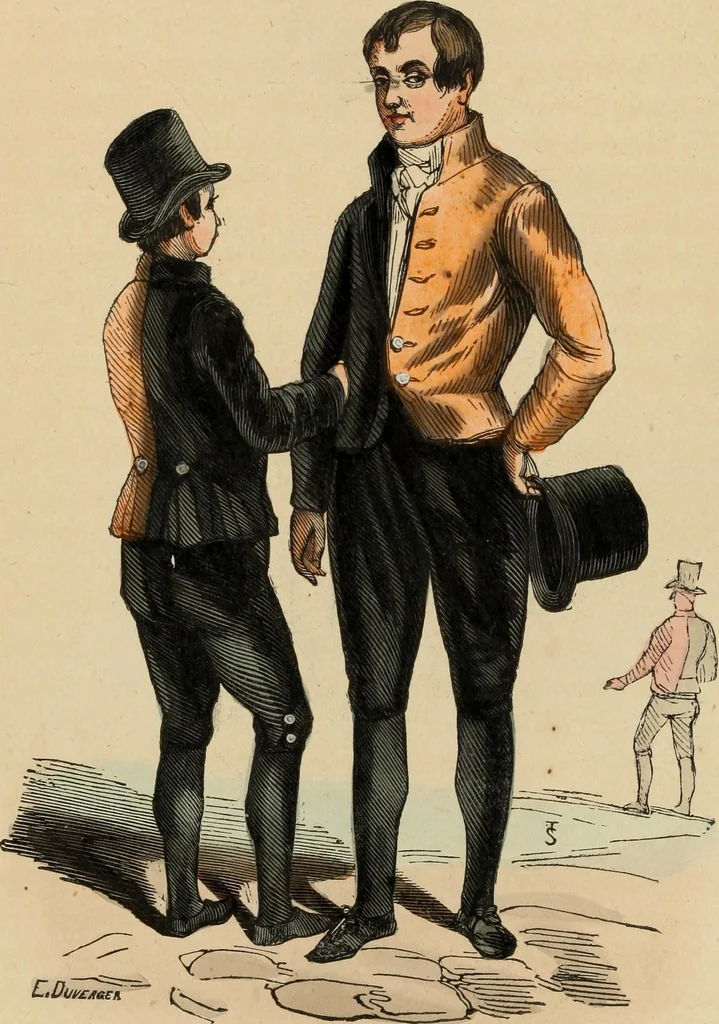 An illustration from Usi e costumi sociali, politici e religiosi di tutti i popoli del mondo : da documenti autentici e dai viaggi migliori e più recenti, 1844, leaf 343