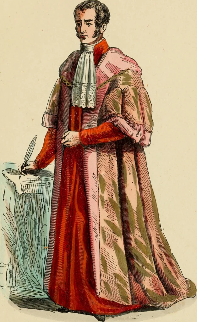 An illustration from Usi e costumi sociali, politici e religiosi di tutti i popoli del mondo : da documenti autentici e dai viaggi migliori e più recenti, 1844, leaf 408