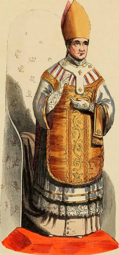 An illustration from Usi e costumi sociali, politici e religiosi di tutti i popoli del mondo : da documenti autentici e dai viaggi migliori e più recenti, 1844, leaf 416