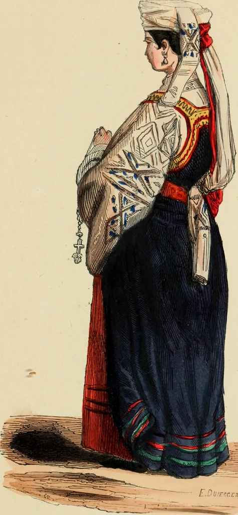 An illustration from Usi e costumi sociali, politici e religiosi di tutti i popoli del mondo : da documenti autentici e dai viaggi migliori e più recenti, 1844, leaf 450