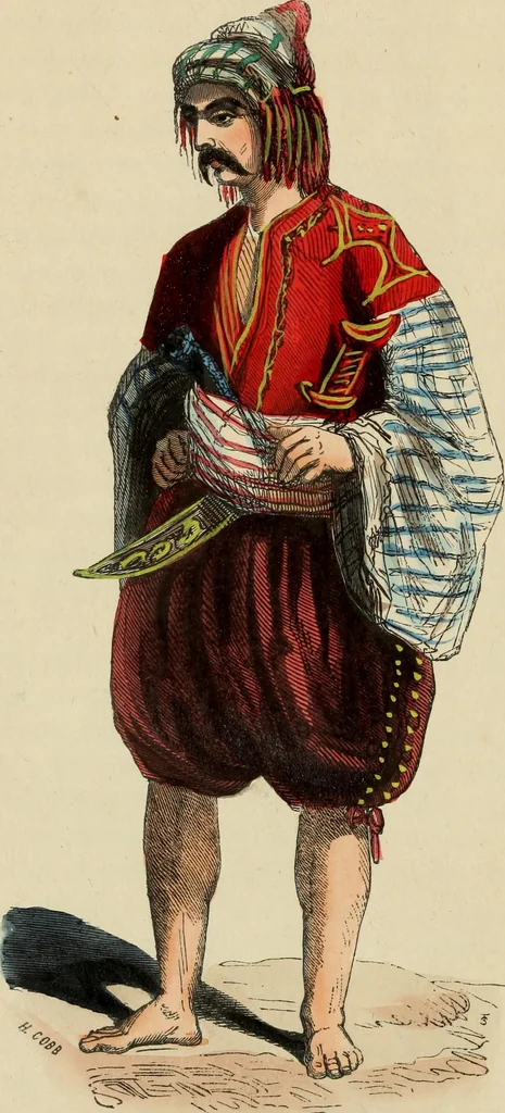 An illustration from Usi e costumi sociali, politici e religiosi di tutti i popoli del mondo : da documenti autentici e dai viaggi migliori e più recenti, 1844, leaf 631
