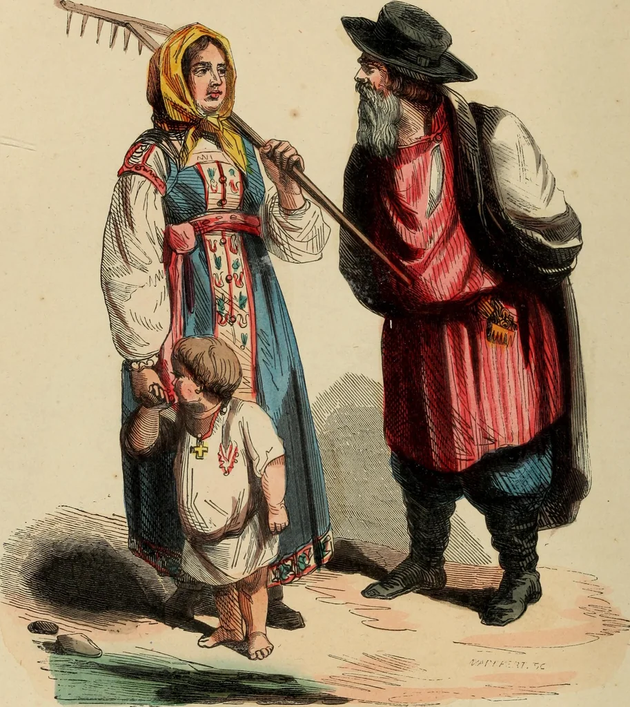 An illustration from Usi e costumi sociali, politici e religiosi di tutti i popoli del mondo : da documenti autentici e dai viaggi migliori e più recenti, 1844, leaf 99