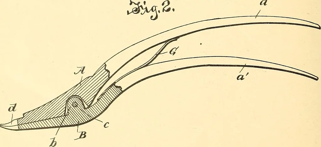 An illustration from U.S. patents covering time keeping mechanisms, 1892, leaf 121