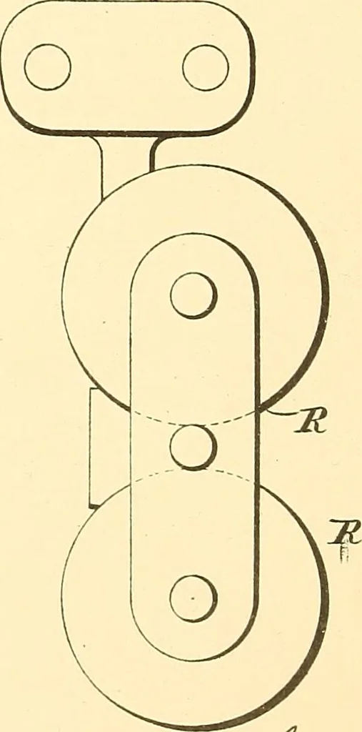 An illustration from U.S. patents covering time keeping mechanisms, 1892, leaf 577