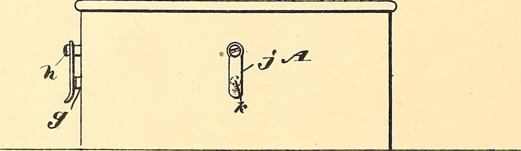 An illustration from U.S. patents covering time keeping mechanisms, 1892, leaf 703