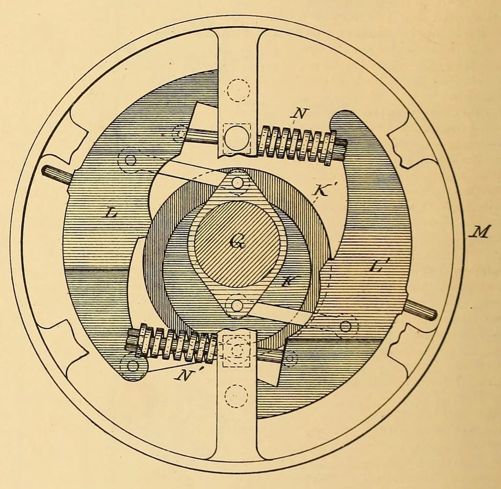 An illustration from U.S. patents issued to Thomas A. Edison from 1883-88, 1900, leaf 208
