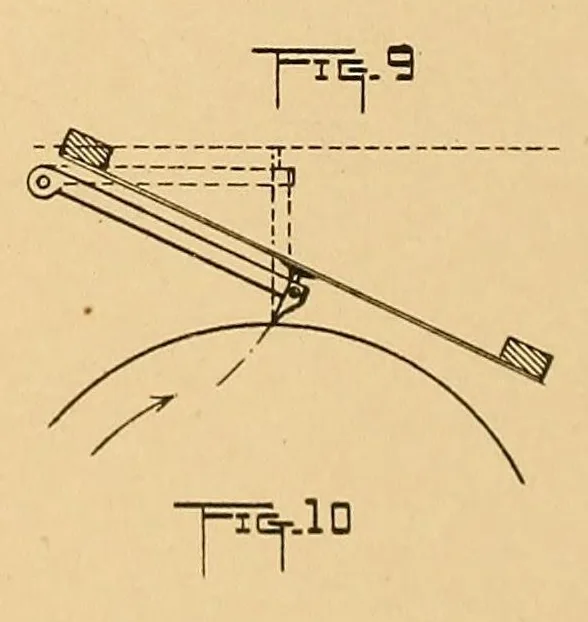 An illustration from U.S. patents issued to Thomas A. Edison from 1883-88, 1900, leaf 866