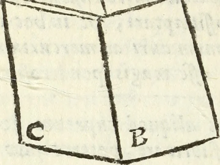 An illustration from Usus et Fabrica Circini Cuiusdam Proportionis, 1655, leaf 57
