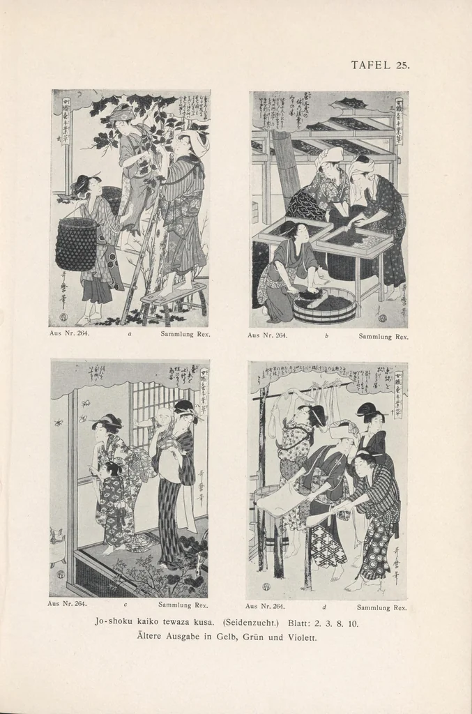 An illustration from Utamaro, 1907, leaf 291