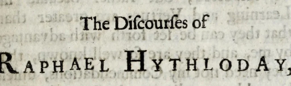 An illustration from Utopia:, 1685, leaf 29