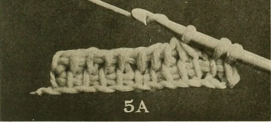 An illustration from Utopia yarn book; being a practical treatise on knitting and crocheting, 1919, leaf 16
