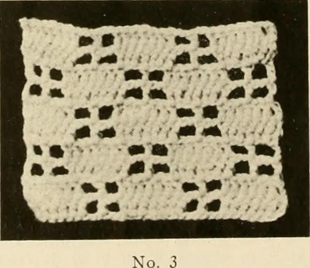 An illustration from Utopia yarn book; being a practical treatise on knitting and crocheting, 1919, leaf 19