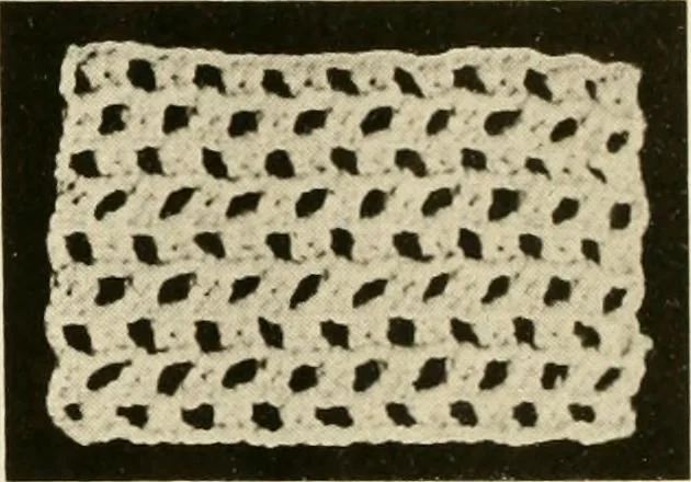 An illustration from Utopia yarn book; being a practical treatise on knitting and crocheting, 1919, leaf 19