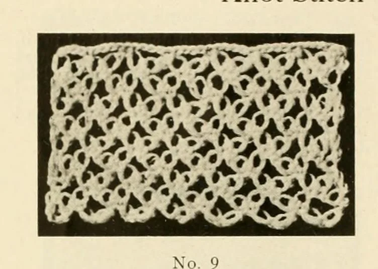 An illustration from Utopia yarn book; being a practical treatise on knitting and crocheting, 1919, leaf 21