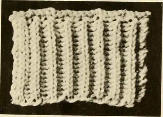 An illustration from Utopia yarn book; being a practical treatise on knitting and crocheting, 1919, leaf 21