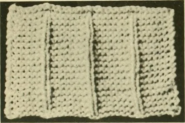 An illustration from Utopia yarn book; being a practical treatise on knitting and crocheting, 1919, leaf 22