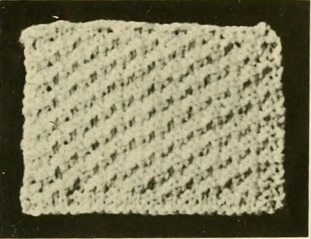 An illustration from Utopia yarn book; being a practical treatise on knitting and crocheting, 1919, leaf 22