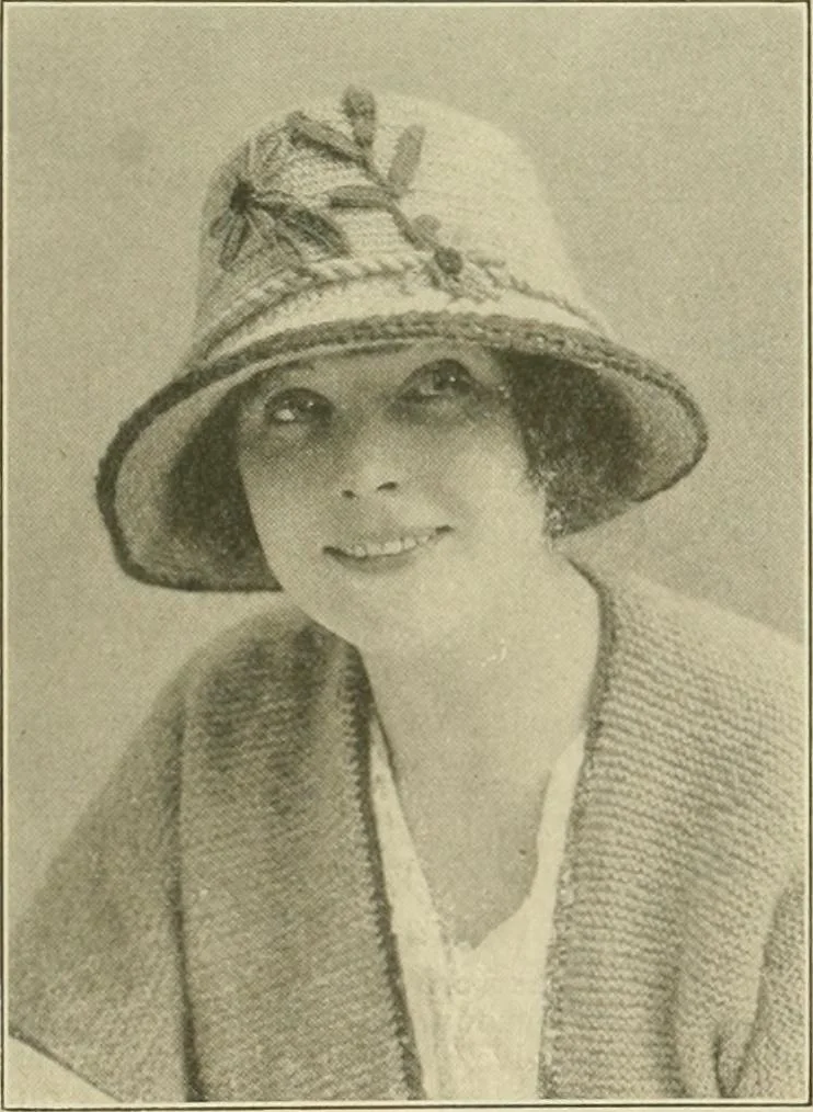 An illustration from Utopia yarn book; being a practical treatise on knitting and crocheting, 1919, leaf 70