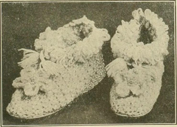 An illustration from Utopia yarn book; being a practical treatise on knitting and crocheting, 1919, leaf 74