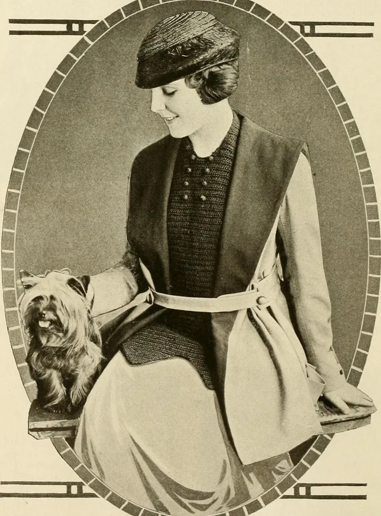 An illustration from Utopia yarn book; being a practical treatise on knitting and crocheting, 1919, leaf 75
