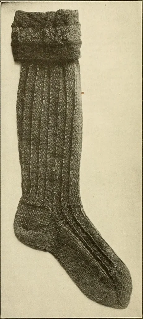An illustration from Utopia yarn book; being a practical treatise on knitting and crocheting, 1919, leaf 77