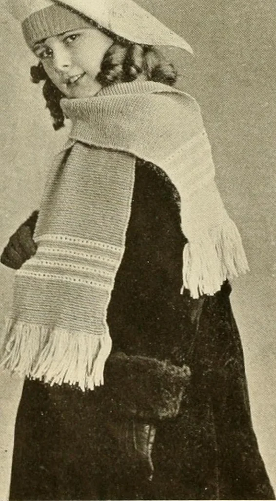 An illustration from Utopia yarn book; being a practical treatise on knitting and crocheting, 1919, leaf 79