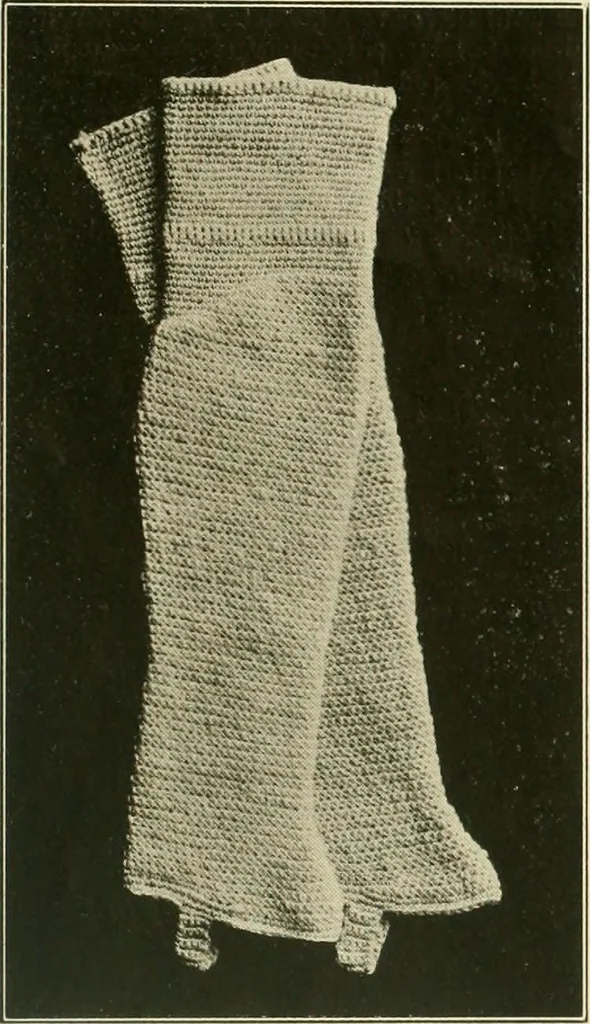 An illustration from Utopia yarn book; being a practical treatise on knitting and crocheting, 1919, leaf 82