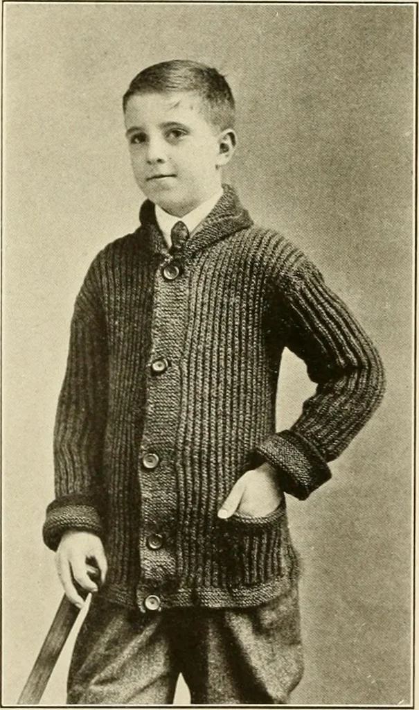 An illustration from Utopia yarn book; being a practical treatise on knitting and crocheting, 1919, leaf 83