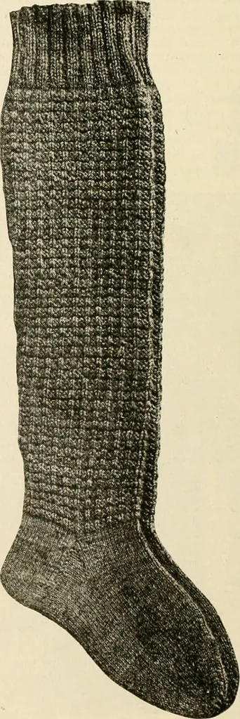 An illustration from Utopia yarn book; being a practical treatise on knitting and crocheting, 1919, leaf 85