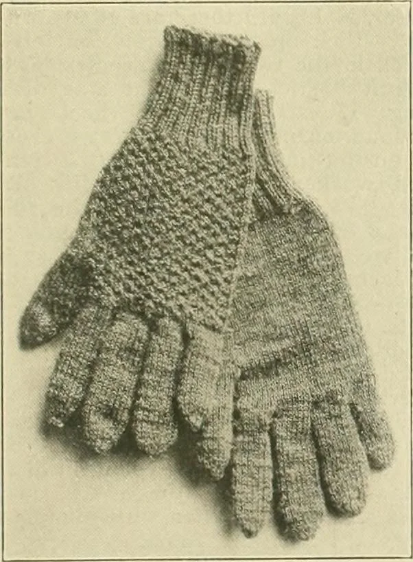 An illustration from Utopia yarn book; being a practical treatise on knitting and crocheting, 1919, leaf 86