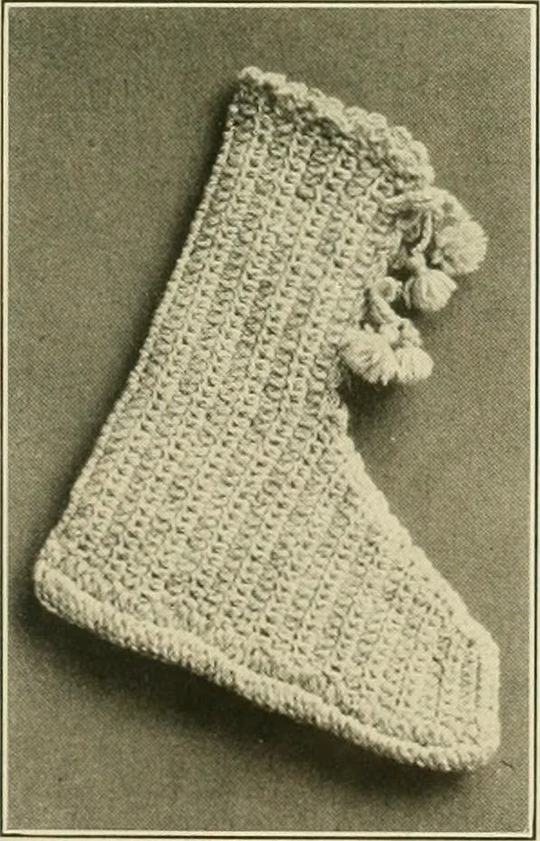 An illustration from Utopia yarn book; being a practical treatise on knitting and crocheting, 1919, leaf 92