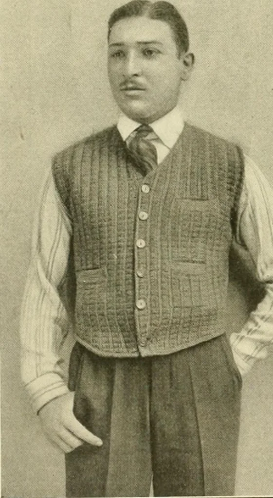 An illustration from Utopia yarn book; being a practical treatise on knitting and crocheting, 1919, leaf 94