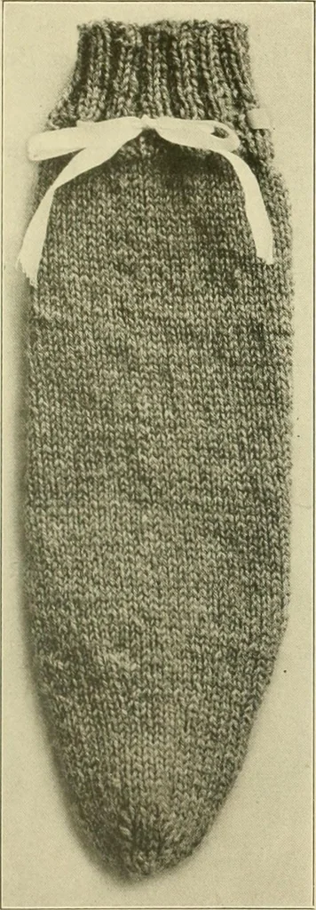 An illustration from Utopia yarn book; being a practical treatise on knitting and crocheting, 1919, leaf 96