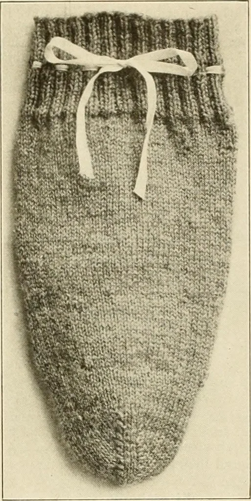 An illustration from Utopia yarn book; being a practical treatise on knitting and crocheting, 1919, leaf 97