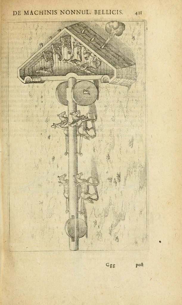 An illustration from Utriusque cosmi maioris scilicet et minoris metaphysica, physica atque technica historia : in duo volumnina secundum cosmi differentiam diuisa, 1617, leaf 655