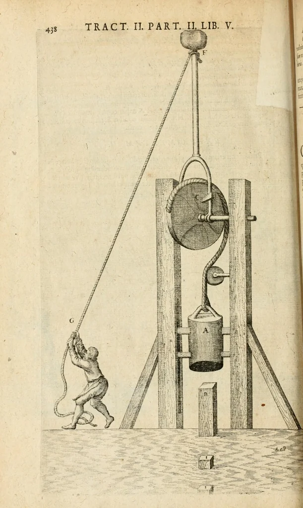 An illustration from Utriusque cosmi maioris scilicet et minoris metaphysica, physica atque technica historia : in duo volumnina secundum cosmi differentiam diuisa, 1617, leaf 672