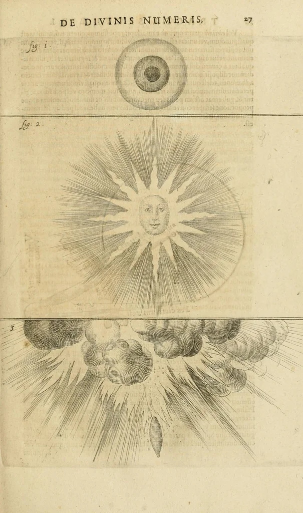 An illustration from Utriusque cosmi maioris scilicet et minoris metaphysica, physica atque technica historia : in duo volumnina secundum cosmi differentiam diuisa, 1617, leaf 29