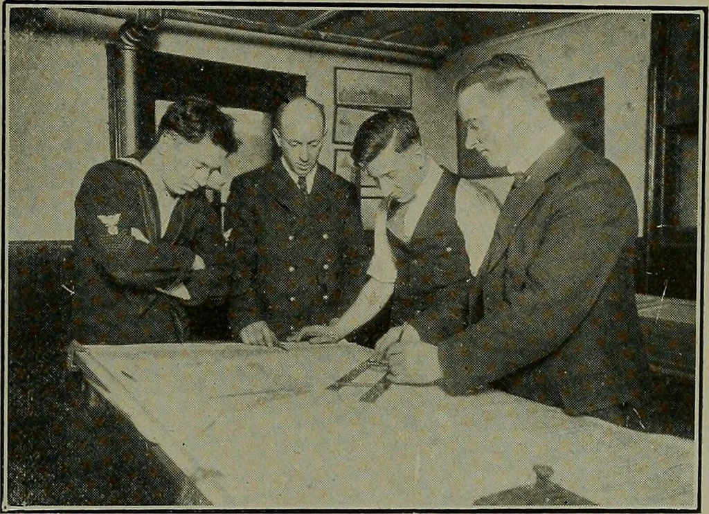 An illustration from Uttmark's guide to the United States local inspectors examination for masters and mates of ocean going steam and sailing ships, 1919, leaf 246