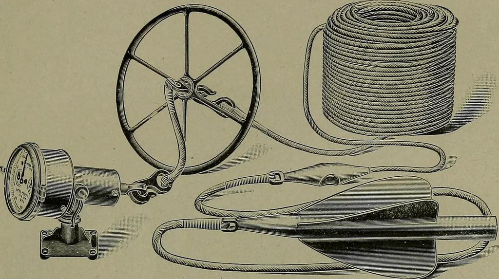 An illustration from Uttmark's guide to the United States local inspectors examination for masters and mates of ocean going steam and sailing ships, 1919, leaf 84