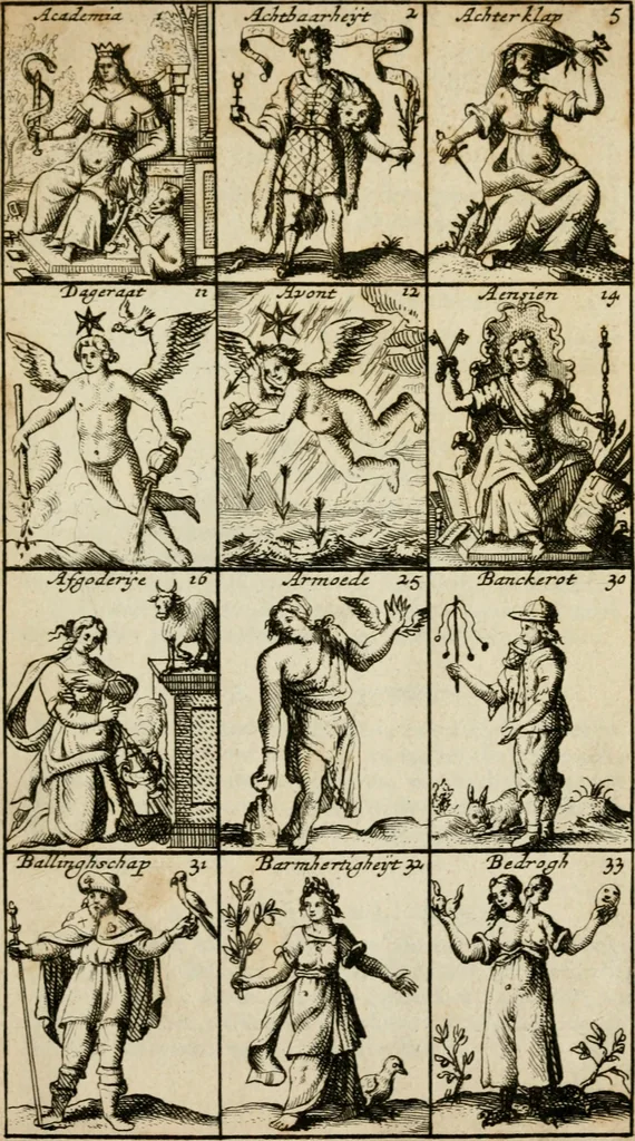 An illustration from Iconologia, of, Uytbeeldinge des verstands, 1717, leaf 14