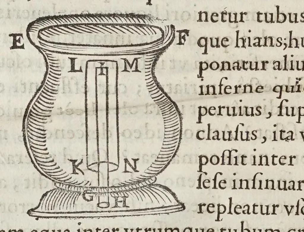 An illustration from Vacvvm proscriptvm : dispvtatio physica, 1649, leaf 26