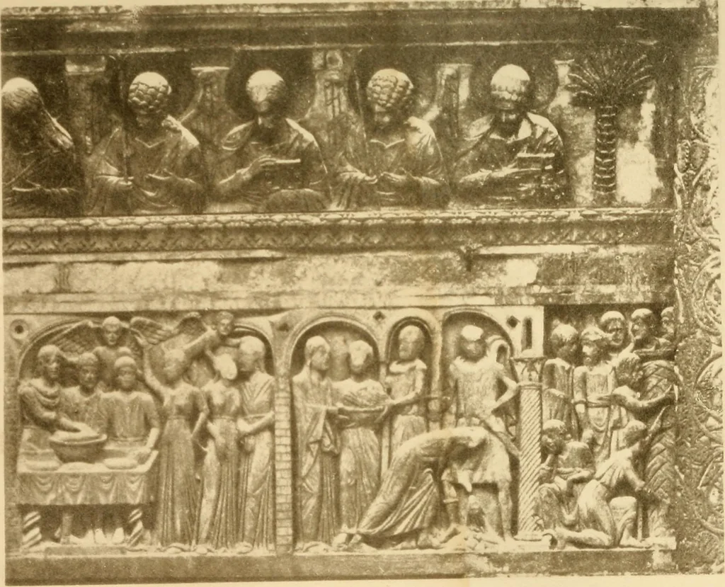 An illustration from Val d'Arno; ten lectures on the Tuscan art directly antecedent to the Florentine year of victories; given before the University of Oxford in Michaelmas term, 1873, 1891, leaf 162