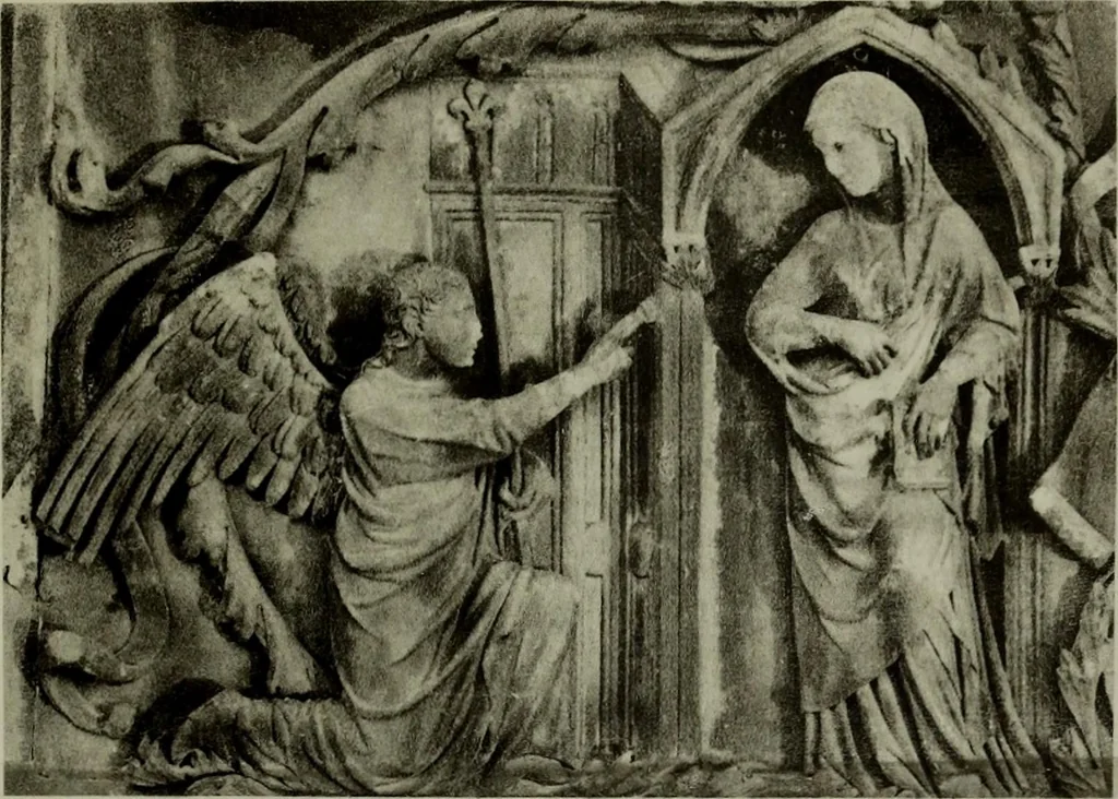 An illustration from Val d'Arno ten lectures on the Tuscan art directly antecedent to the Florentine year of victories; given before the University of Oxford in Michaelmas term, 1873, 1891, leaf 274