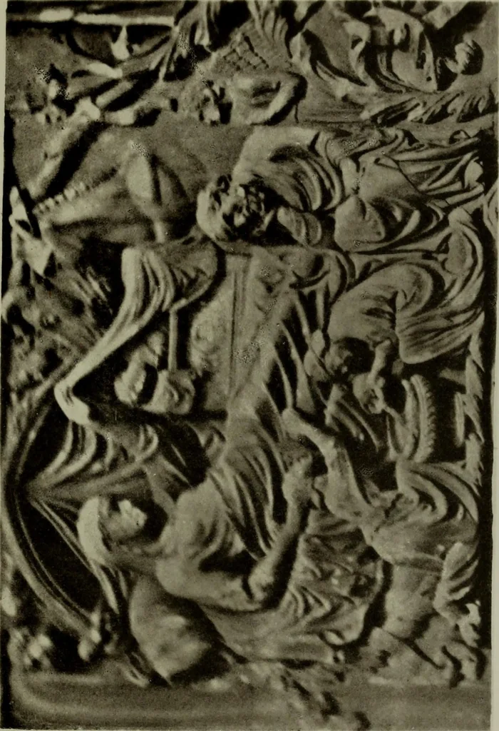 An illustration from Val d'Arno ten lectures on the Tuscan art directly antecedent to the Florentine year of victories; given before the University of Oxford in Michaelmas term, 1873, 1891, leaf 320
