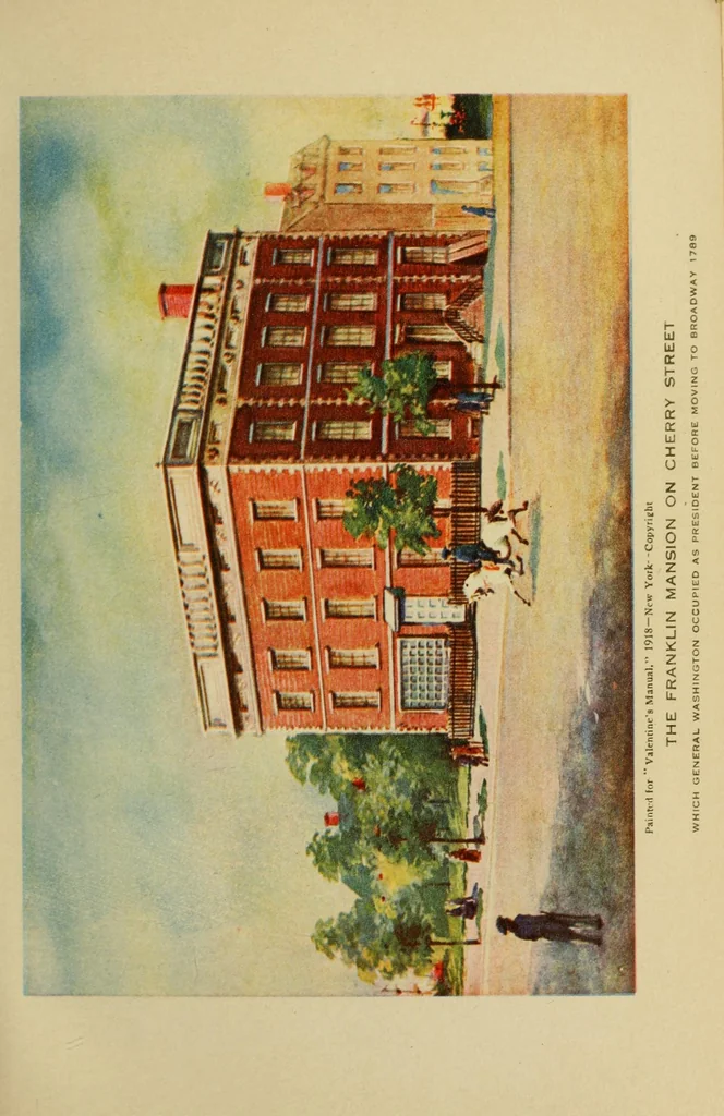 An illustration from Valentine's manual of the city of New York, 1917, leaf 185