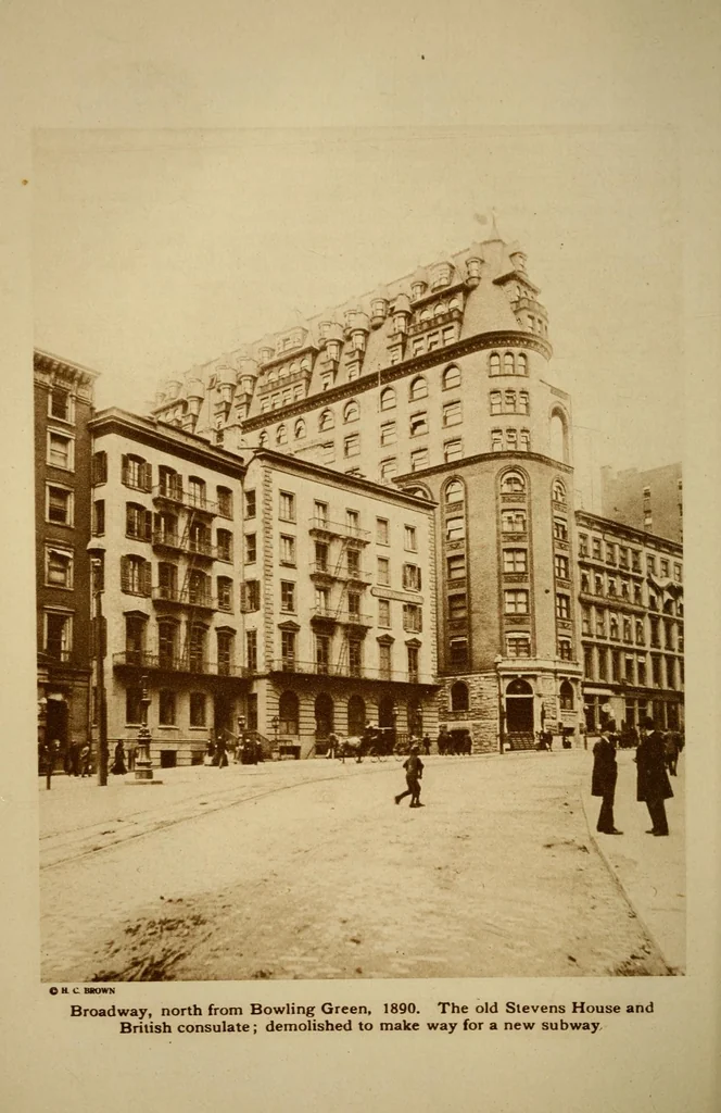 An illustration from Valentine's manual of the city of New York, 1917, leaf 240
