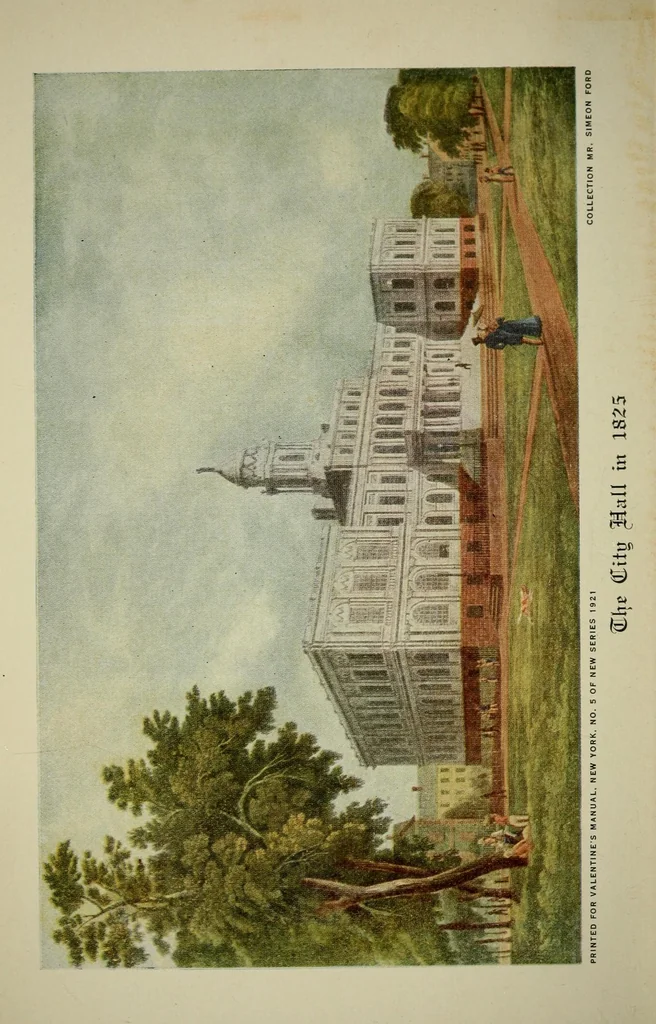 An illustration from Valentine's manual of old New York, 1919, leaf 10